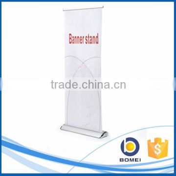 Trade show advertising aluminum heavy base roll up standee, water drop roll up stand, wide base roll up banner