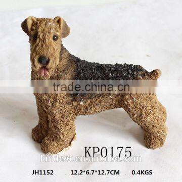 Cute little puppy loyal smiling Dog Statue