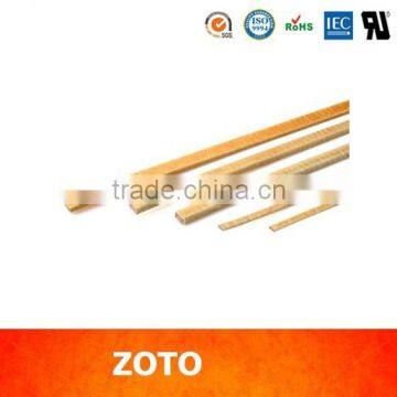 Rectangular section fiber glass wrapped conductor winding wire for motor