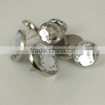 New products superior quality crystal sofa button with many colors