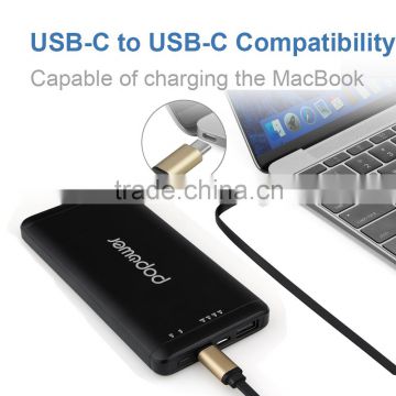 power bank laptop charger ultra slim 10000mah with qc2.0 charger type-c cable for laptop and cell phone