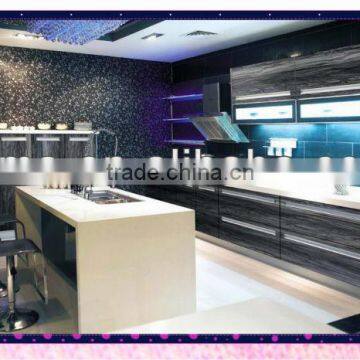 fiberglass kitchen Cabinet black color