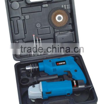 KPST0903 impact Drill set angle grinder set power tool set