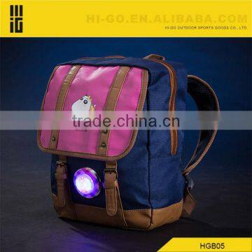 2014 new products led safety flashing kids school backpack