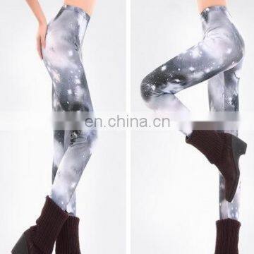 6 SIZE 2014 HARAJUKU Fashion Galaxy Space Print Girls/women's Sexy Parent-child legging