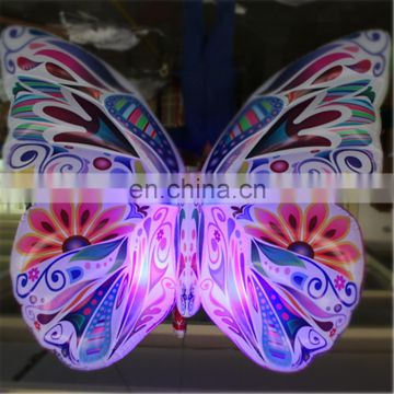 Large Colorful Inflatable Butterfly With LED Light