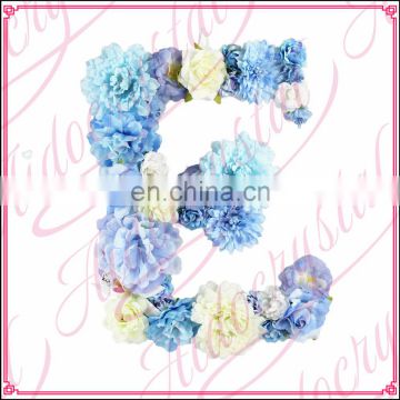 Aidocrystal Custom Floral Letters Nursery Shabby Chic Decor Birthday Flower Letter