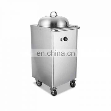 Commercial Electric Food Plate Warmer Cart