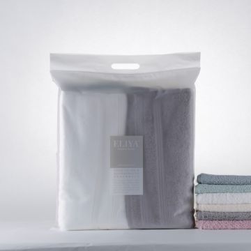 Eliya 100% Cotton White Towel Material