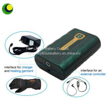 High quality chinese factory 18650 Li-Ion battery pack for Heated Slippers