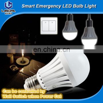 Built-in battery emergency e27 ampoule led lampe rechargeable