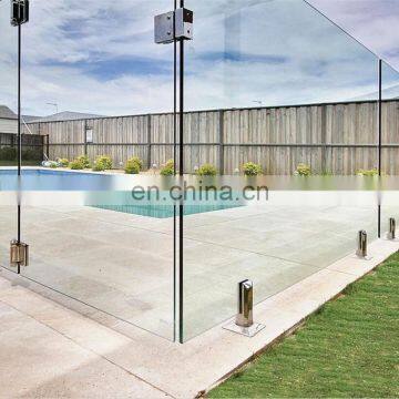 Customized Safety Tempered Toughened Glass Swimming Pool Glass Fence