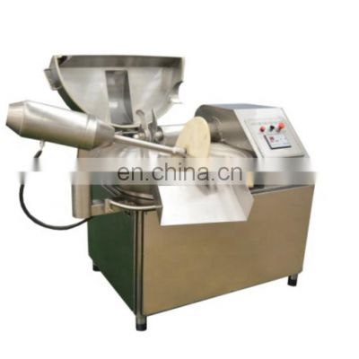Meat Bowl Cutter Machine For Food Industry meat stuffing chopper mixer machine