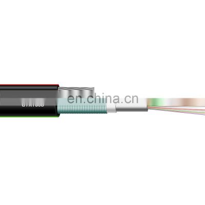 figure 8 Outdoor Figure 8 Aerial Self-Supporting  optical fiber cable 48 core optical fiber cable 24 core fiber optic cable
