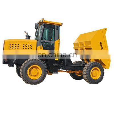 FCY100 4WD tipper dump truck construction mine use mining off-road wheels truck 10 ton articulated dumper truck