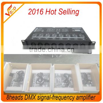 factory cheap price stage 8 heads DMX signal-frequency amplifier