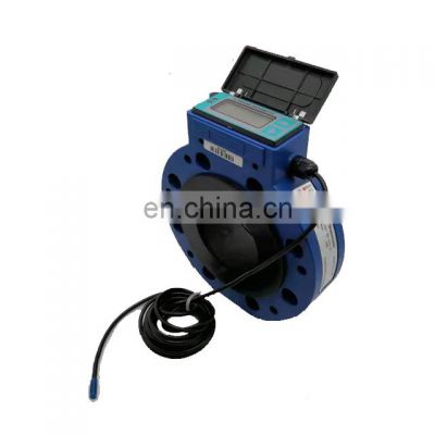 Taijia Sandwich insertion ultrasonic water flow meter digital smart water meter
