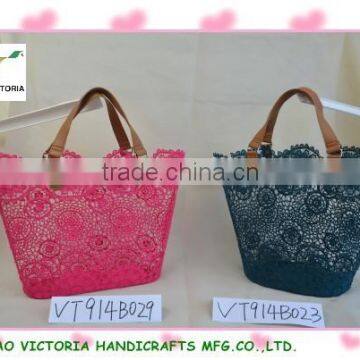 Lace Beach Bags with Satin Lining