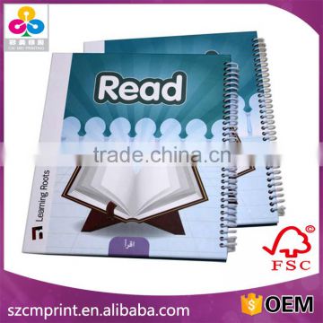 Hardcover square backed concealed Wire-o book printing
