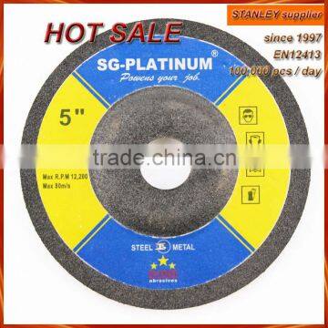 125x6.0x22.2mm 5 inch diamond grinding disc for concrete