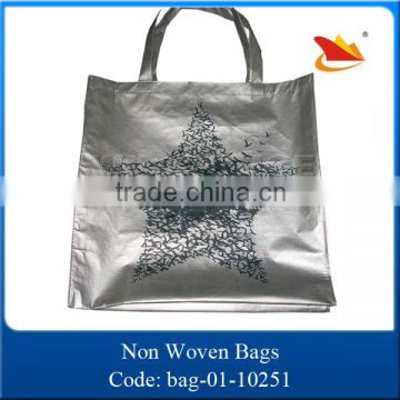 2015 new peomotional reusable glossy laminated shopping bags