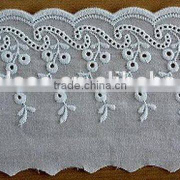 Top quality classical hand cotton embroidery trimming