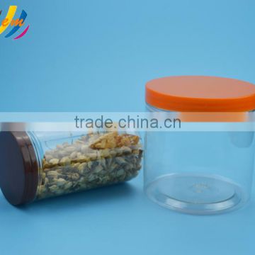 Alibaba wholesale PET plastic jar with lid
