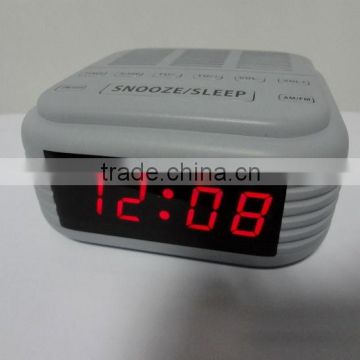 Manufacturers supply clock radio with headphone jack,classic FM/AM radio electronic clock