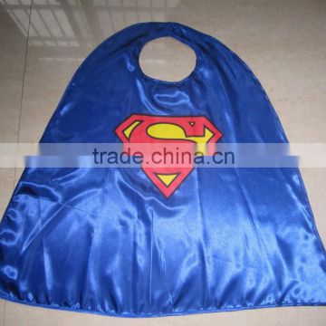 Halloween popular 100% polyester satin child superhero batman cape costume
