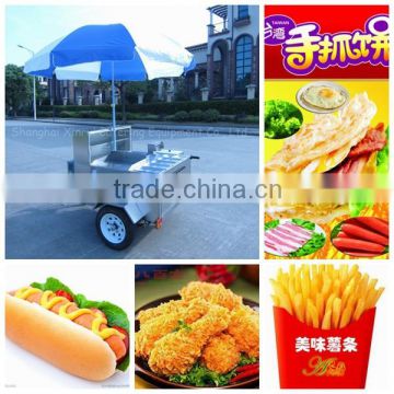 food hot dog cart stand umbrella XR-HD120 A