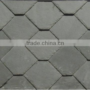Light grey black roofing slate tiles