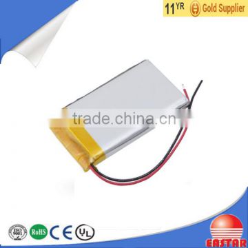 2016 New 3.7v lithium polymer battery 453030 rechargeable for bluetooth headset