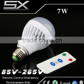 Hot selling E27 Sunshiy led 7w Led Lights Changeable Color