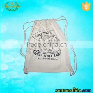 reusable drawstring natural cotton gym bag                        
                                                Quality Choice