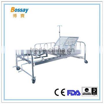 BOSSAY Hospital SS bed with two revolving levers