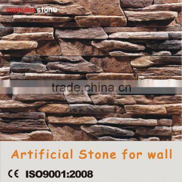 Ledgeston stacked manufactured Plastic model exterial wall stone decoration