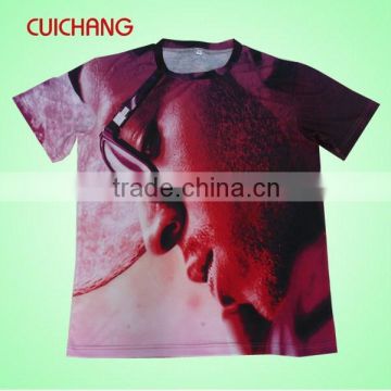 2015 custom tshirt printing &suede tshirt printings &dry fit tshirt &sublimation tshirt