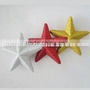 YIPAI wholesale holiday decoration glitter foam star
