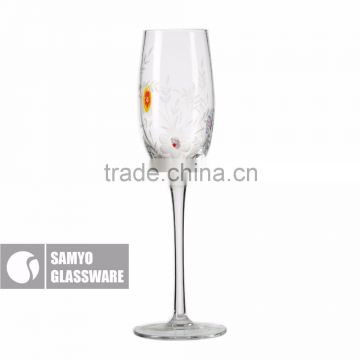 SAMYO manufacture handmade home decoration champagne with flower