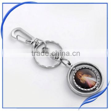 promotional useful religious 3d wholesales blank metal keychain