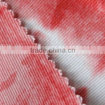 print 65/35 tentel cotton twill fabric 6.9oz with flower