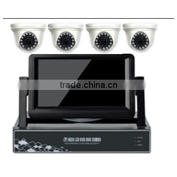 CCTV camera high image DVr kit with the monitor with low price