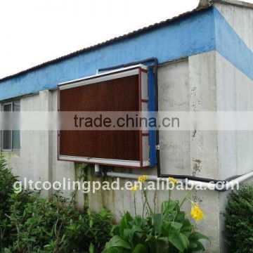 green-house frame of evaporative cooling pad
