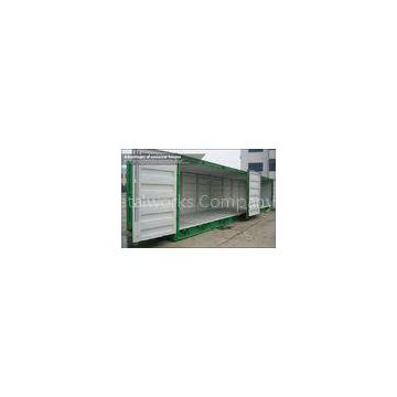 Galvanized Steel Frame shipping crate homes / sea container homes For Shop and Storage