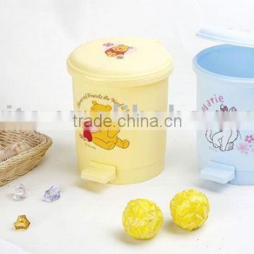garbage bins for sale,Supply small cute table plastic dustbin , practical and beautiful printing