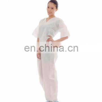 SMS one time use hospital use patient suit breathable and comfortable