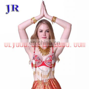 Red Belly dance tribal bra YD-026#