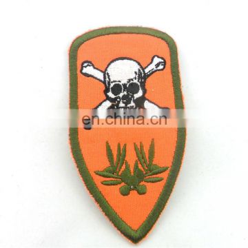 Wholesale over locking custom design logo embroidery patch