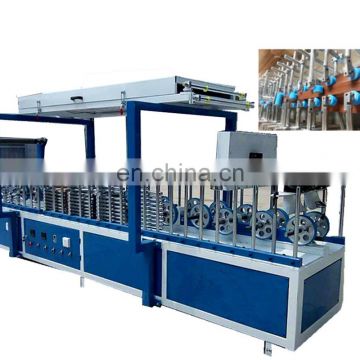 horizontal MDF pvc cold glue profile wrapping machine manufacturer