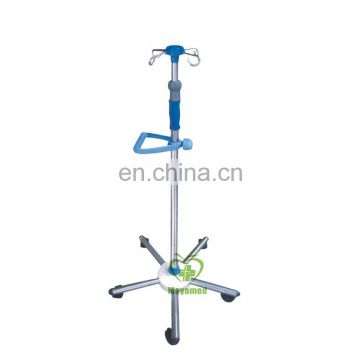 MY-R112 Stainless steel infusion stand/ drip stand for hospital use